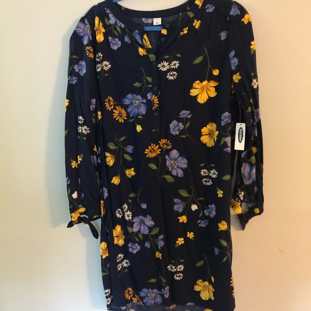 Old Navy floral long Sleeve dress